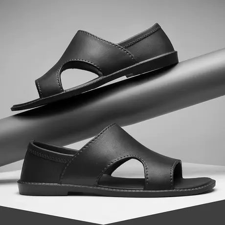 雨鞋男款夏季时尚钓鱼水鞋厨房防滑鞋洗车胶鞋男士凉鞋洞洞防水鞋商品大图