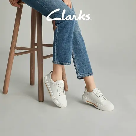 Clarks其乐女鞋春季轻盈百搭运动休闲鞋厚底板鞋图片