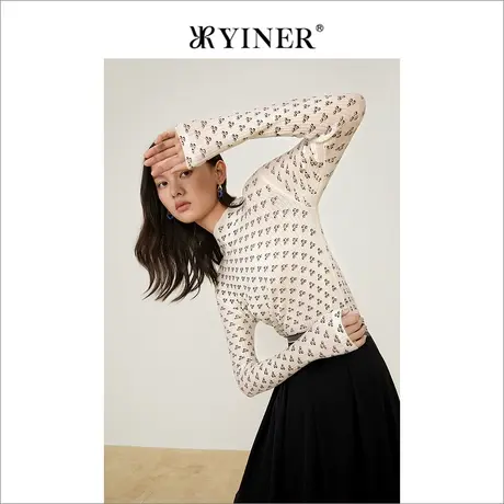 【1996系列】YINER音儿女装冬季新款毛针织衫图片