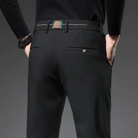 秋冬款四面弹力西装西裤男士休闲长裤直筒宽松2024新款男裤子冬季商品大图