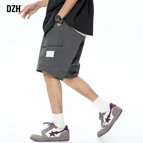 男生机能风工装裤运动短裤男冰丝裤子男夏季薄款速干裤中裤五分裤商品大图