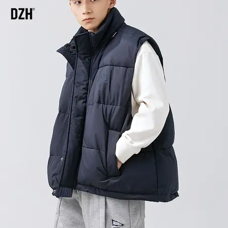 男士坎肩棉马甲男高级感美式棉衣棉服男款2024新款秋冬季保暖背心商品大图