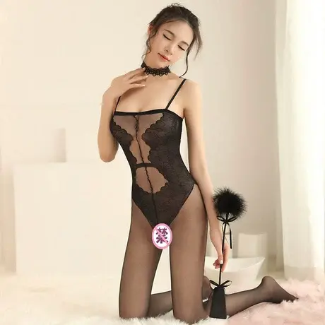 情趣内衣丝袜黑丝女薄款连体衣连身袜火辣网袜成人性感透明全身袜图片
