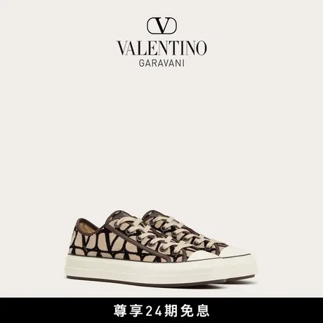 【24期免息】华伦天奴VALENTINO女士 TOTALOOP V标志低帮运动鞋商品大图