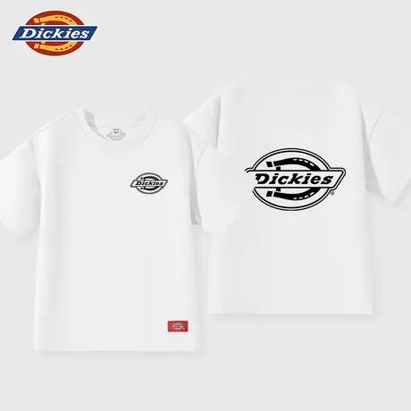 Dickies童装男童短袖t恤男孩美式休闲白色半袖儿童夏季纯棉体恤A商品大图