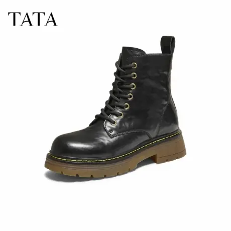 TATA/他她2025冬百搭时尚简约女马丁靴新款CHQ01DD5商品大图