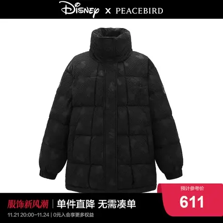 太平鸟迪士尼雪天使米奇联名2022年冬季新款压印羽绒服A6ACC4E12图片