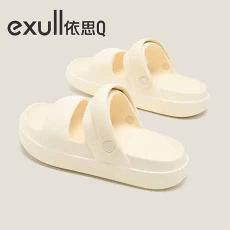 exull/依思Q凉鞋女2023夏季新款厚底运动罗马外穿防滑时尚沙滩鞋图片