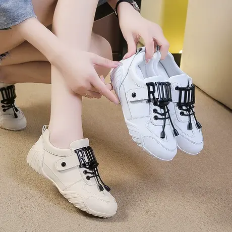 小白鞋2023新款时尚学生超火休闲鞋板鞋百搭平底鞋春夏透气运动鞋商品大图