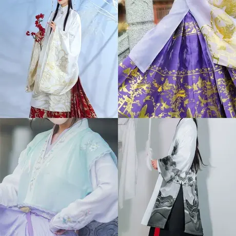 福袋12如梦霓裳现货汉服【袄裙褙子宋裤】DIY搭配断码清仓 微瑕品图片