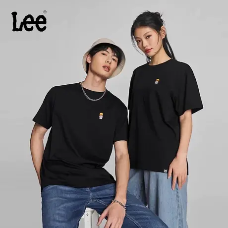 Lee24舒适版圆领X-crew男女同款短袖T恤LUT0083314LE00FK11000图片