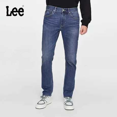 LeeXLINE23秋冬新品705锥形中深蓝磨毛男保暖牛仔裤LMB100705101图片