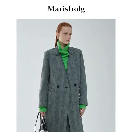 【奥莱清仓保暖季特价 】玛丝菲尔毛呢外套商品大图