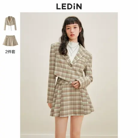 【清仓】乐町后背蝴蝶结外套休闲秋甜美西装外套女宽松短款设计感商品大图