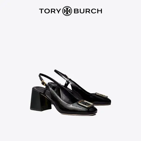 【限时折扣】TORY BURCH 汤丽柏琦 GEORGIA牛皮革凉鞋单鞋137065商品大图
