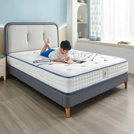 【全友XB.Duck联名款】全友家居青少年席梦思儿童护脊床垫117001商品大图