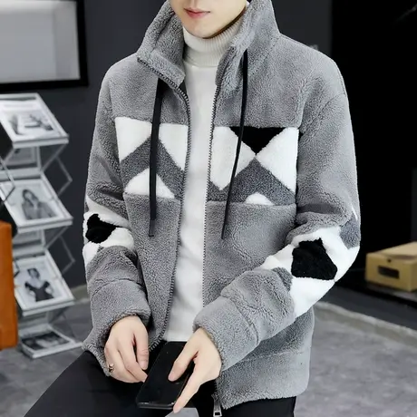 冬季颗粒绒棉衣男加厚潮牌ins学生情侣棉服外套保暖冬装棉袄子潮图片