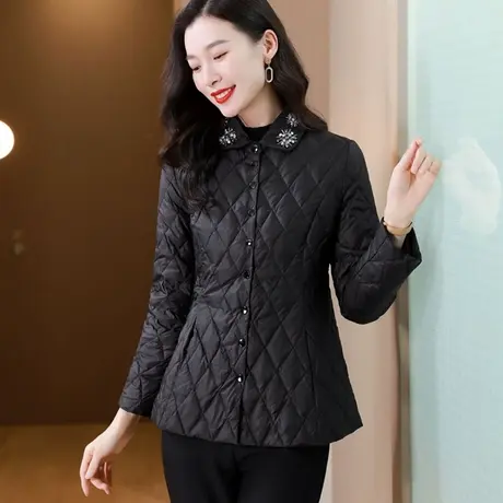 羽绒棉服女款2023秋冬爆款外套高级感超好看穿搭中式棉袄妈妈棉服图片