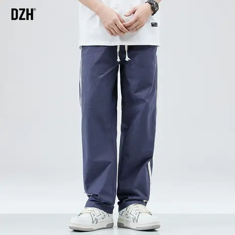 男士直筒休闲裤男潮牌宽松裤子男款2024年春季新款阔腿裤百搭长裤商品大图