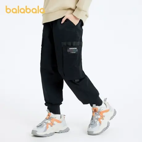 【直播】巴拉巴拉裤子长裤春秋款工装裤帅气潮运动裤中大童束脚裤图片