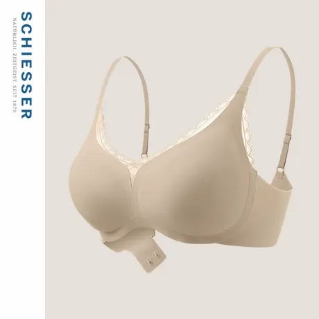 SCHIESSER舒雅25年夏季新品女士桑蚕丝真丝无痕无钢托内衣文胸BRA商品大图
