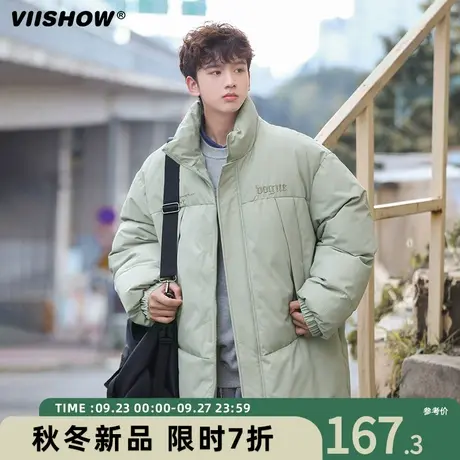 VIISHOW潮牌街头加厚棉服冬季宽松百搭保暖连帽面包服男外套商品大图