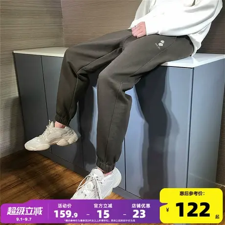 唐狮24秋冬季新款运动裤男束脚卫裤简约宽松休闲长裤子男生商品大图