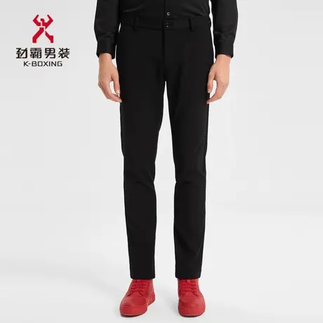 劲霸男装男士裤子男秋冬款简约修身商务直筒休闲裤子|FQXD4355图片