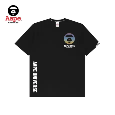 Aape男装春夏幻彩猿颜字母印花圆章短袖T恤0740XXG商品大图