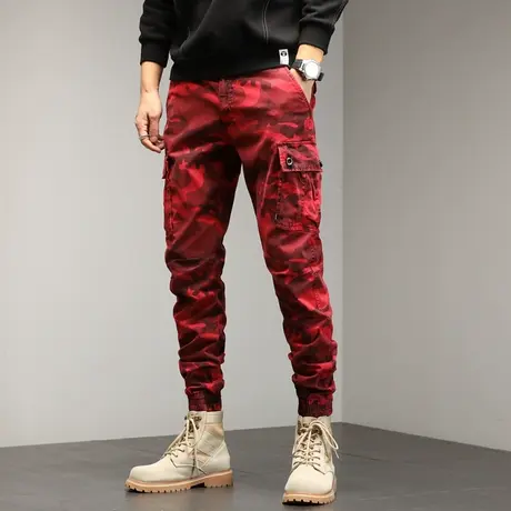 宽松工装裤百搭裤子男款夏季透气裤子男夏季长裤男夏薄款休闲裤商品大图