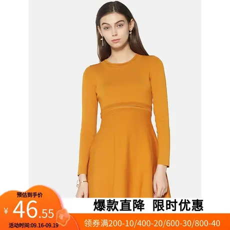 【断码XS/S】艾格2022冬新品简约小个子修身针织裙子连衣裙女E169图片