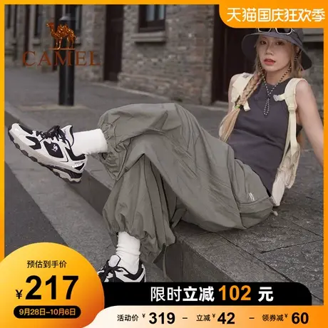 【破晓】骆驼运动鞋女网面透气户外休闲鞋女鞋复古慢跑鞋女款鞋子商品大图