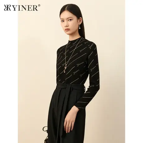 女装2021冬季新款毛针织衫8C31506160商品大图