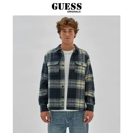 【38上新季】GUESS Originals  男士格纹休闲通勤百搭衬衫商品大图