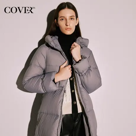 COVER冬季高克重直冲鹅绒羽绒服图片