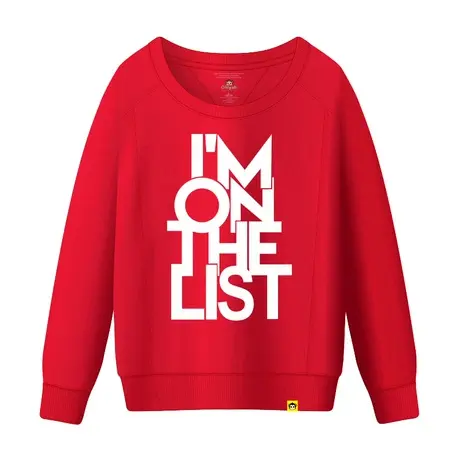 Ohlyah品牌卫衣2023新款女长袖圆领字母印花韩版学生工作班服定制商品大图