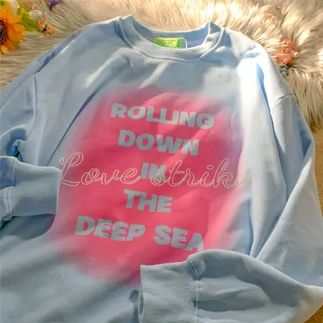 美式街头hiphop卫衣女2021宽松韩版ins上衣bf慵懒风春秋薄款外套商品大图