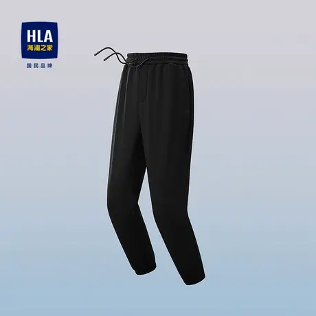 HLA/海澜之家综训运动sportsday卫裤2025秋冬新款系带休闲裤子男商品大图