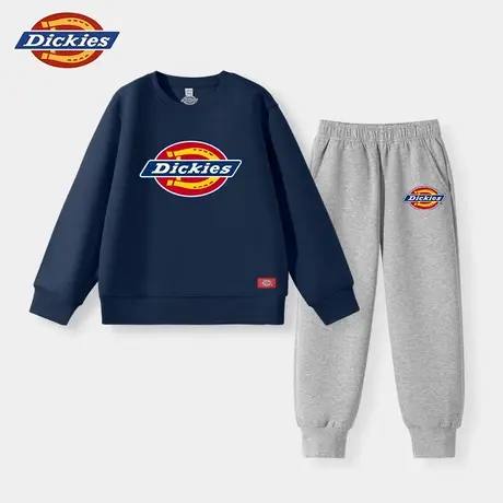 Dickies童装男童套装春秋款儿童美式休闲卫衣男孩2025新款两件套A商品大图