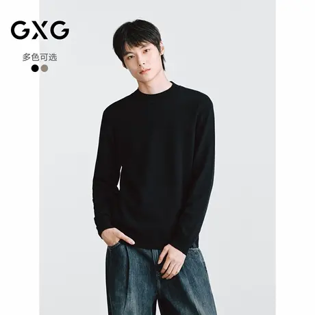 GXG 一款两色经典半高领打底基础版型亲肤羊绒衫  2025冬季新品图片