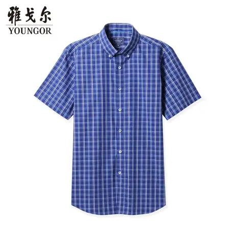 【商场同款】雅戈尔衬衫夏季商务休闲舒适通勤柔软易打理短袖衬衫商品大图