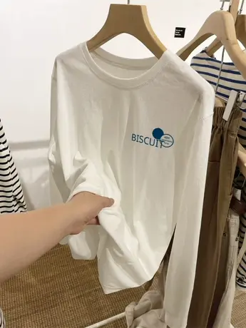 仿棉长袖t恤女2023新款秋冬季欧货加绒内搭打底衫洋气减龄上衣服商品大图