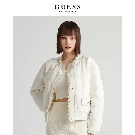 GUESS女士时尚小香风保暖羽绒服商品大图