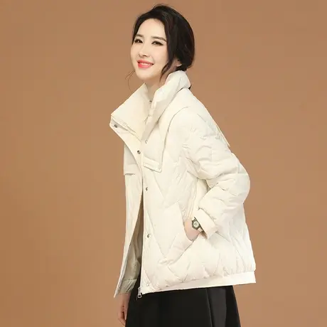 韩潮袭人高级感立领加厚棉衣女冬季新款宽松设计感棉服外套商品大图