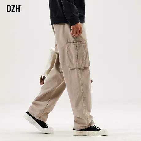 男士伐木裤美式工装裤男2024新款秋季裤子男款休闲长裤直筒裤男裤商品大图