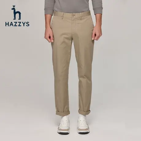 【甄选专享】Hazzys哈吉斯秋冬季男士休闲裤商务宽松裤子男长裤潮图片