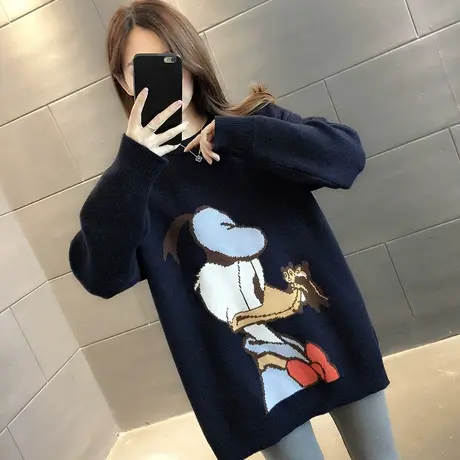 毛衣女装2023年新款秋冬季女士秋款秋装宽松外穿上衣服打底衫洋气商品大图