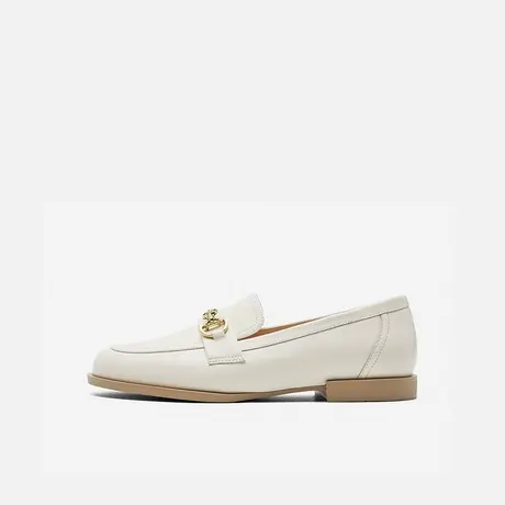 Nine West/玖熙2025年春季新款乐福鞋女圆头衔扣通勤平跟单鞋女图片
