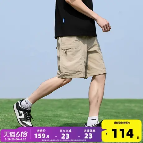 唐狮2025夏季新款男休闲短裤工装裤宽松直筒时尚潮流百搭五分中裤商品大图