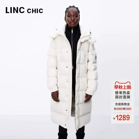 【设计师联名】LINC金羽杰羽绒服女款冬季新款加厚长款面包羽绒服商品大图
